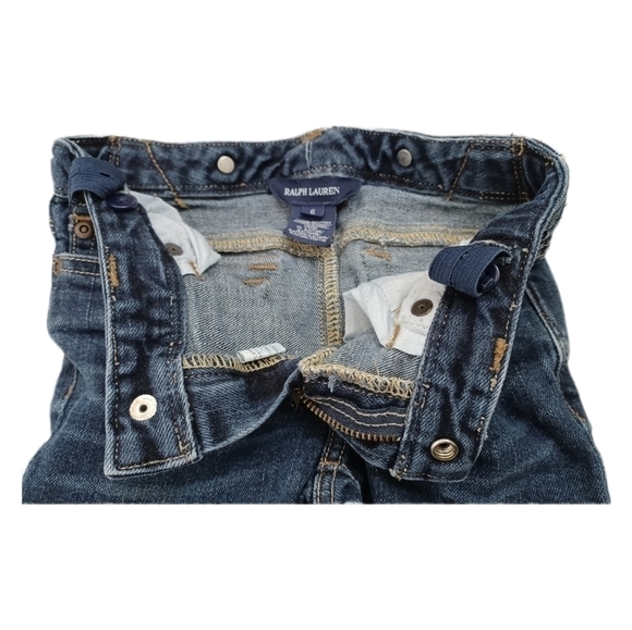 RALPH lauren blue Jean girl size 6 - Picture 4 of 5